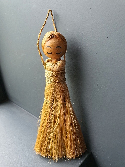 [수요일특가] Vintage Straw Household Crumb Brush - Wooden Doll 55,000원-&gt;25,000원